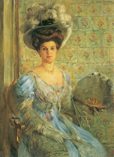 Portrait of Countess Finkh Eleonore von Wilken by Lovis Corinth